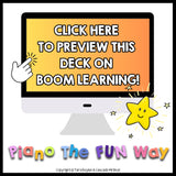 Boom Cards: Directional Reading (Steps, Skips, Up and Down)