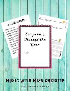 Elementary Music Composition Activity: Composing Through the Year