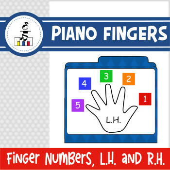 Finger Number File Folder