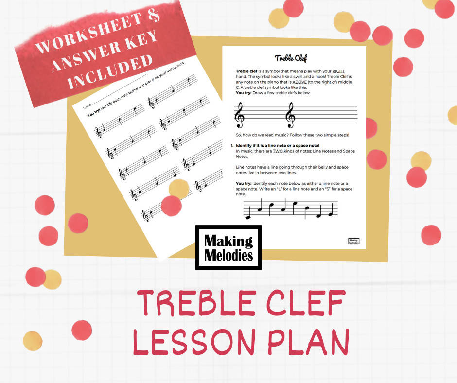 Teaching TREBLE CLEFF – Music Teacher Resources