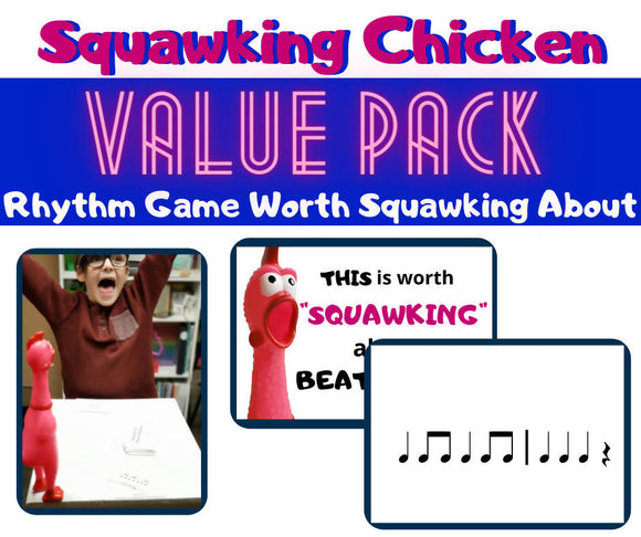 60% Off Squawking Chicken Rhythm Game - Value Pack