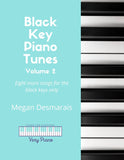 "Black Keys Piano Tunes Volume 2" - Beginner Piano Sheet Music (Studio License)
