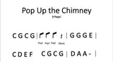 Pop Up the Chimney Off Staff | Pop With Music | Sheet Music | Unlimited Studio License