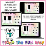 Boom Cards: Piano Keys (Easter)