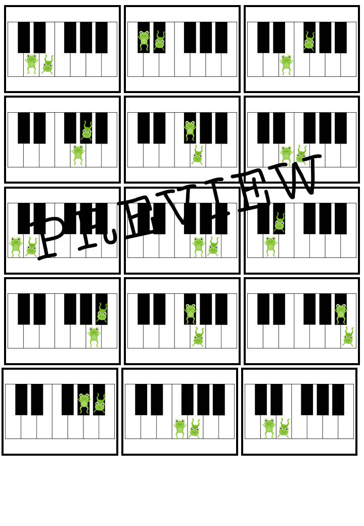 Toads, Tones, and Semitones | Tones And Semitones Identification Game ...