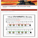 Google Classroom DIGITAL Music Theory Lesson 30: The Chromatic Scale - Self-Grading