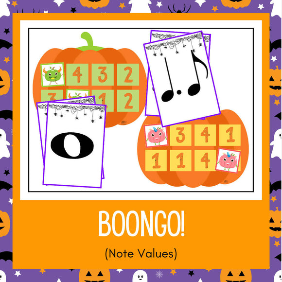 Boongo! | Note Values Game