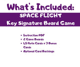 Space Flight - Key Signature Board Game