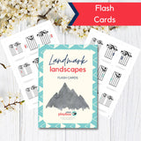 Landmark Landscapes - Flash Cards