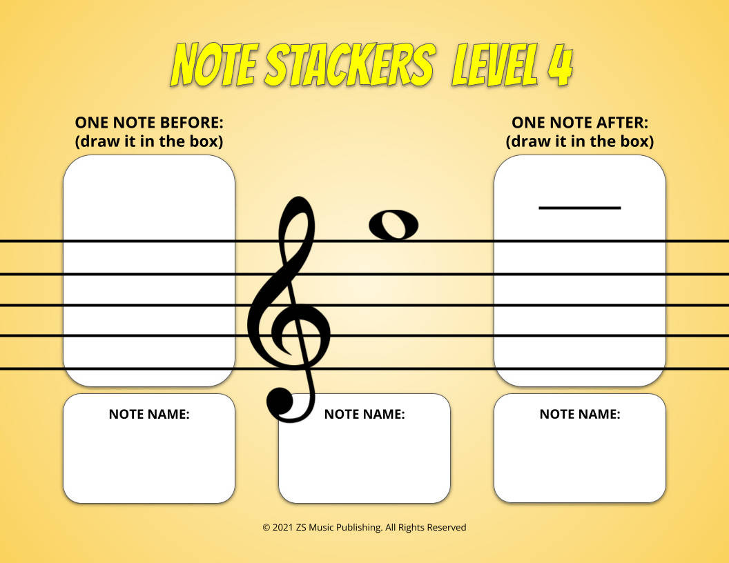 NoteStackers Level 4 Digital Edition – Music Teacher Resources
