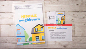 Fast-paced interval game for late beginner music students - Nimble Neighbours