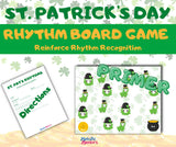 St. Patrick's Day Rhythm Board Game