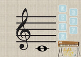 TREBLE CLEF NOTE NAME BOOM CARDS