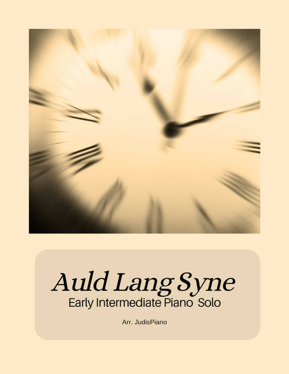 Auld Lang Syne Piano Solo