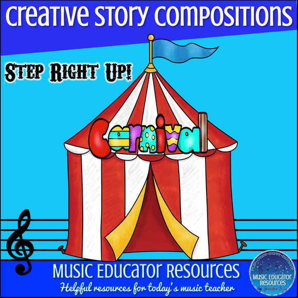 Creative Story Compositions |Carnival Circus | Reproducible )