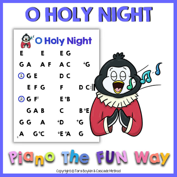 Piano Sheet: O Holy Night