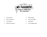 My Favorite Songs on 3 White Keys - Alpha + Treble Staff Edition - Studio License