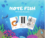 Note Fish Value Pack Card Game - C Position Note Recognition