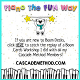 Boom Cards: Whole and Half Steps