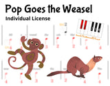 Pop Goes the Weasel - Finger Number Notation - INDIVIDUAL LICENSE