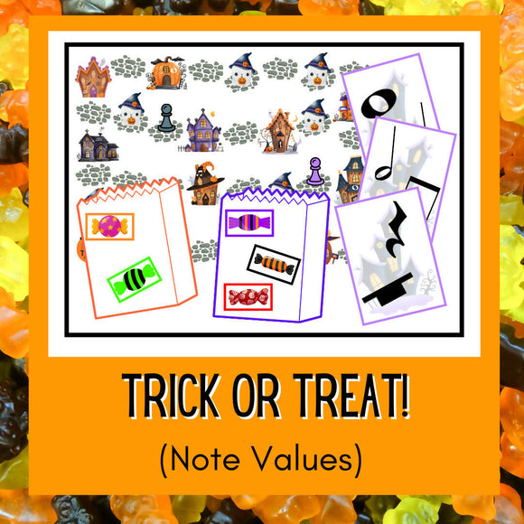 Trick or Treat | Note Values Game