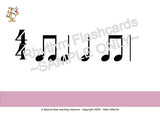 Rhythm Flashcards - Digital & Printable – Free SAMPLE Level 1 – Distance Learning Friendly