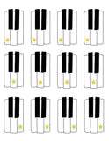 Piano Keys with Hank and the Polar Bears (Board Game and Cards)