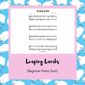 Leaping Lambs | Spring Piano Solo for Beginners