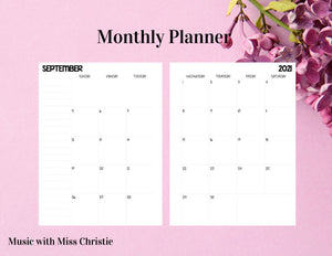 21-22 Monthly Planner