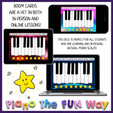 Boom Cards: Star Natural Minor Scales 1